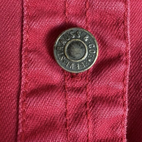 Vintage‎ 90s Levi’s Red Tab XL Denim Shacket Oversized Rodeo Western Shirt USA - Picture 3 of 9